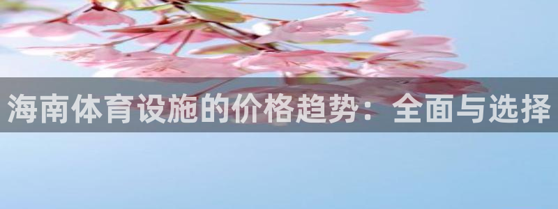 注册意昂5(KGAME)：海南体育设施的价格趋势：全