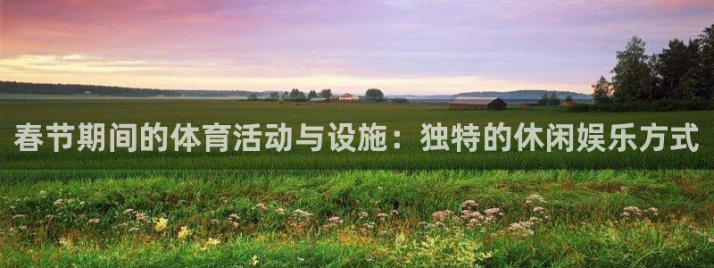 海南意昂5(KGAME)体育发展怎么样：春节期间的体育活动与